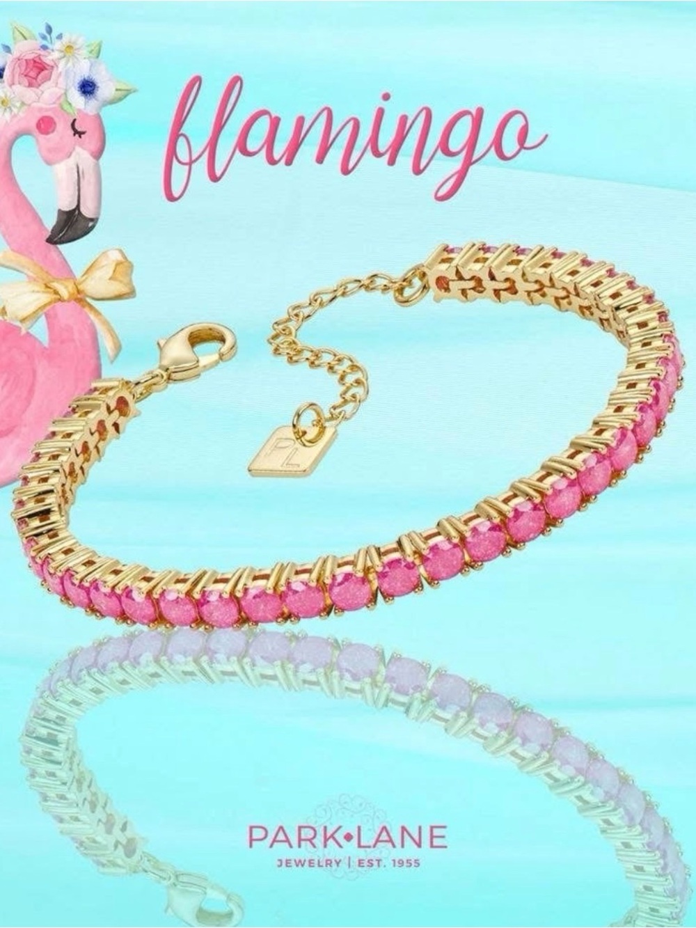 Park Lane Flamingo micro Impression Bracelet